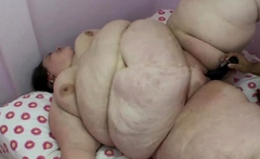 BBW lesbians with fat bellies having lesbian sex