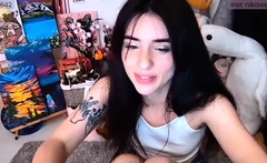 Hot amateur webcam teen masturbates for their fans