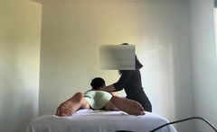 Beautiful Brunette Caught Fucking On Hidden Cam Massage