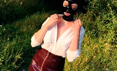 Latex outdoor sex
