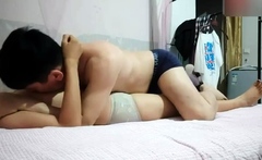 Kinky double japanese blowjob and hardcore fucking session