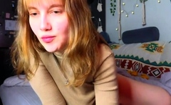 Amateur pantyhouse webcam teen strips and strokes her vagina