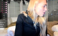 Amateur Blonde Teen Plays Solo with Toy Webcam Porn