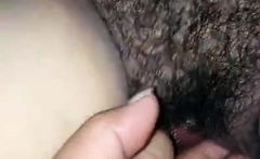 Amateur blowjob and cumload from a hairy fat dude