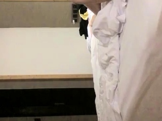 Cute amateur Asian web cam girl teases her great body