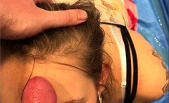 hardcore amateur blowjob and cumshot on the face