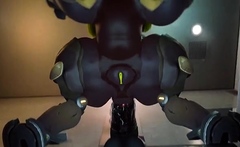 Orisa pleasuring herself