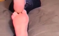 Black Amateur Explore Hot Foot Fetish