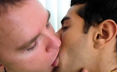 Sebastian Cums And Leo Blue Enjoy Hot Steamy Tongue Worship