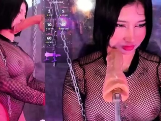 Big boobs milf masturbates with her dildo