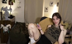 Brunette Solo Webcam Masturbation