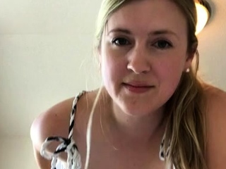 Lovely Blonde With Tight Pussy Masturbate Solo