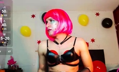 Pretty redhead webcam masturbation show