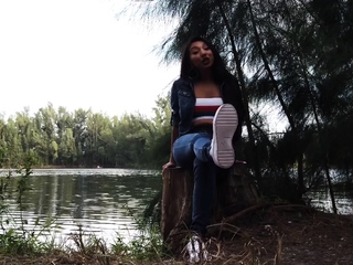 Empress Jennifer - Sneaky Sneaker Slave