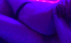Intense fucky-fucky with a slim Chinese cockslut under UV