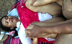 Real Desi Hot Indian Couple Outdoor Sex In Jungle