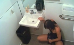 Coffee pissing office slut