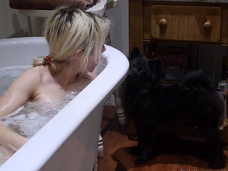 Sexy black amateur caught taking a shower on hidden cam