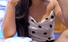 Cute Brunette Amateur Babe Sosha Masturbating