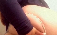 Fat milf with large breast masturbating on webcam