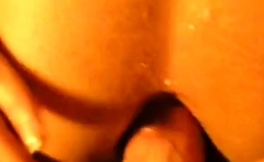 Amateur Cuckold Girl Takes Anal Creampie in Her Gaping Pussy