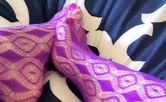 Maitresse Madelines solo foot fetish POV