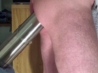 Hard Anal Workout with a Big Dildo - Gay Amateur Video