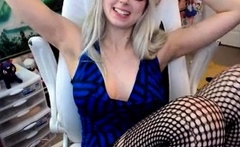 DaringSex Blonde Babe Sexy Solo Masturbation