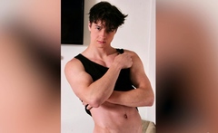 Handsome Czech twunk boy does striptease pics