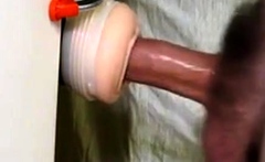 Twitching Orgasm With A Fleshlight