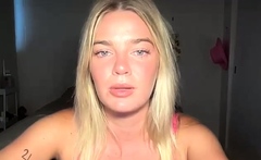 Solo Amateur Blonde Teen Homemade Pussy Masturbation