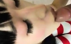 Asian Crossdresser Gives Wet Blowjob