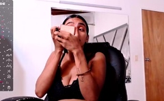 Beautiful brunette with big boobs jerk off instrucions
