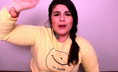 Real Blonde Amateur Giving A Pov Blowjob