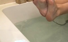 Danielle Maye Xxx - Bath Foot Play