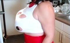 Cute Curly Brunette Solo Webcam Masturbation